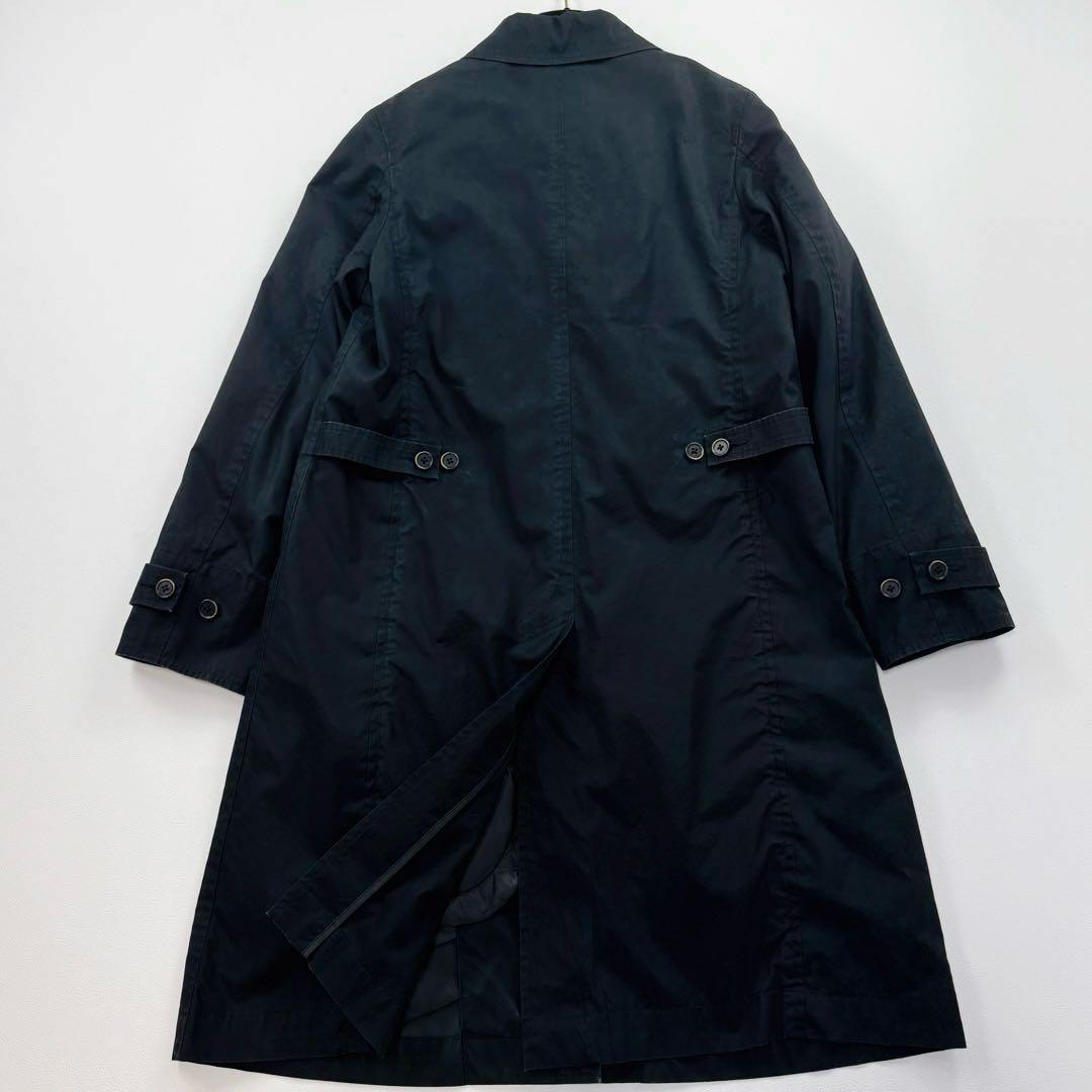 マーガレットハウエル ステンカラーコート ダウンライナー コーティング加工 黒