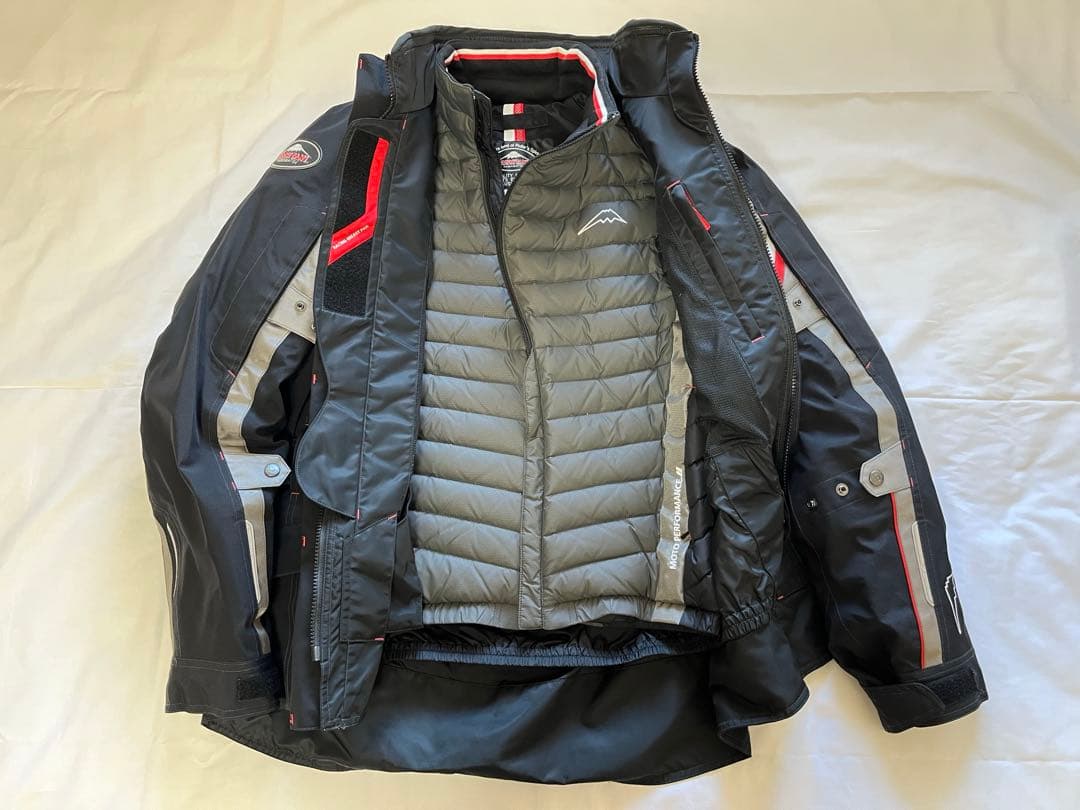 クシタニ　ゴアテックスオールウェザージャケット Ｌサイズ　インナーダウン付き