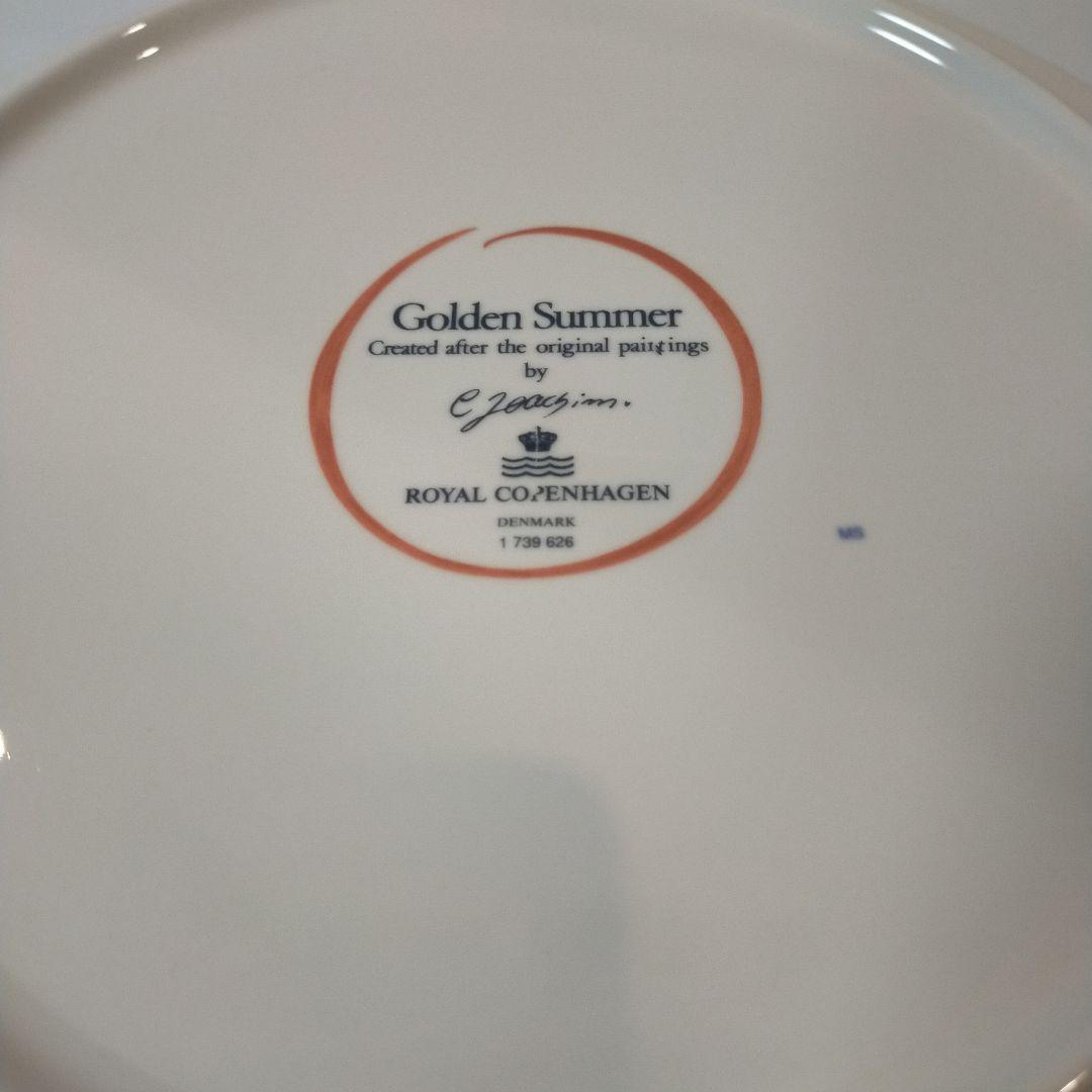 廃盤　ロイヤルコペンハーゲン　ゴールデンサマー　大皿　26cm✕5枚
