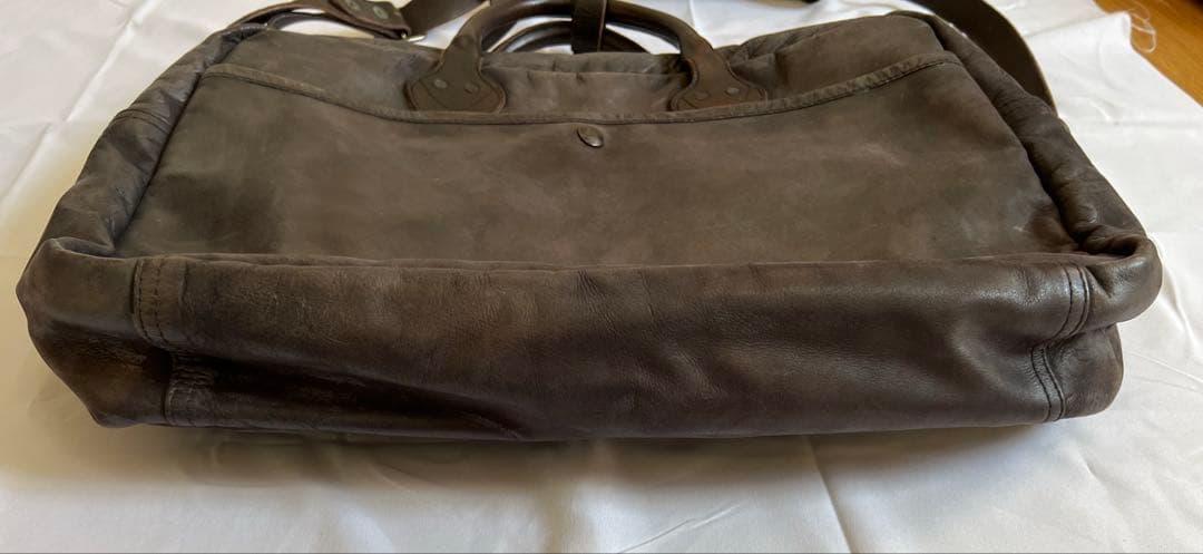 RRLレザーブリーフケース　革鞄　ビジネスバッグ