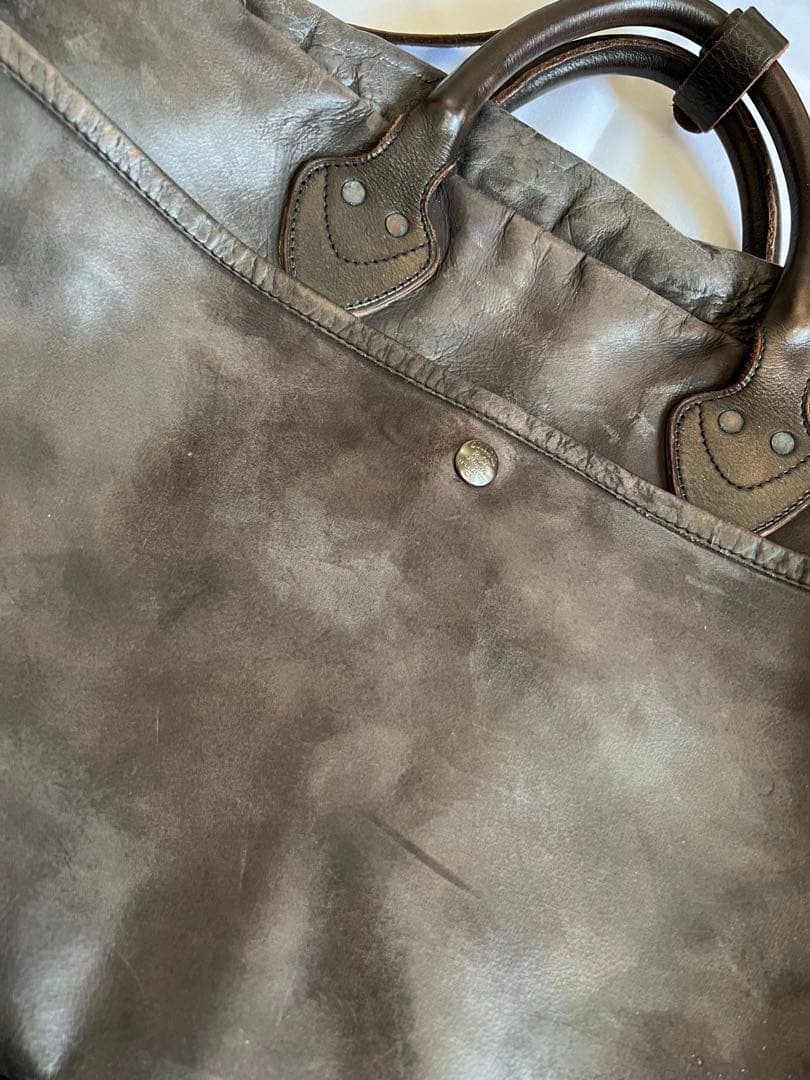 RRLレザーブリーフケース　革鞄　ビジネスバッグ