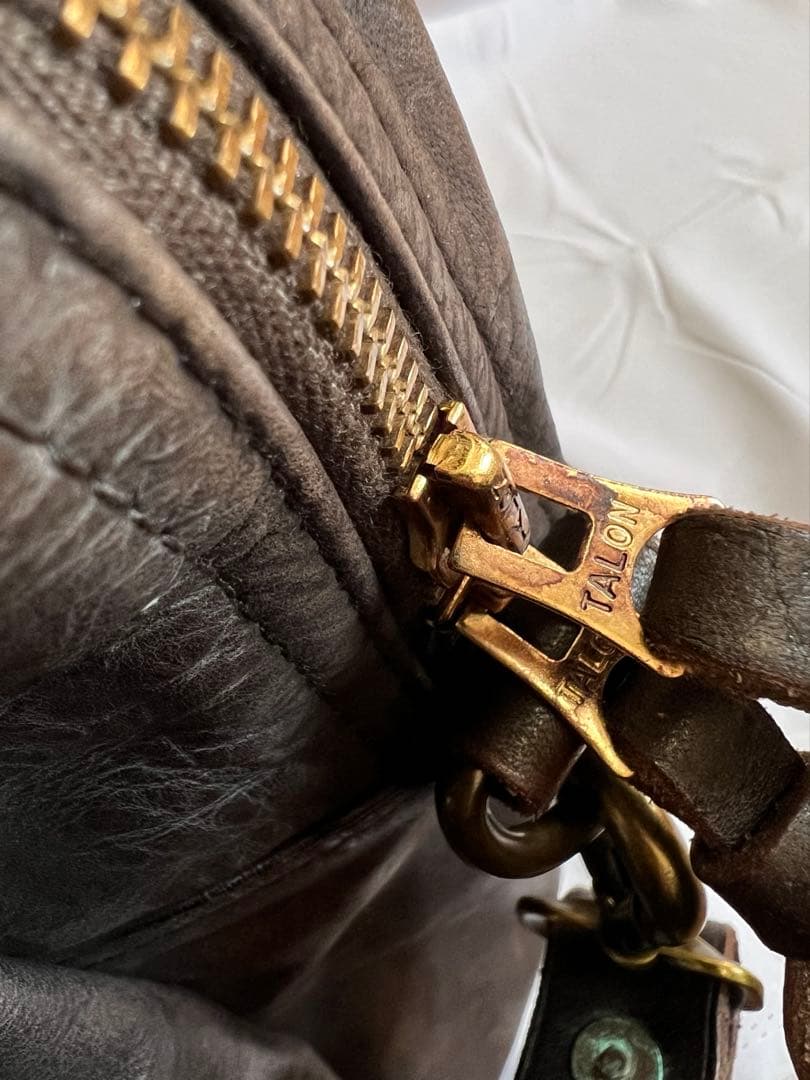 RRLレザーブリーフケース　革鞄　ビジネスバッグ