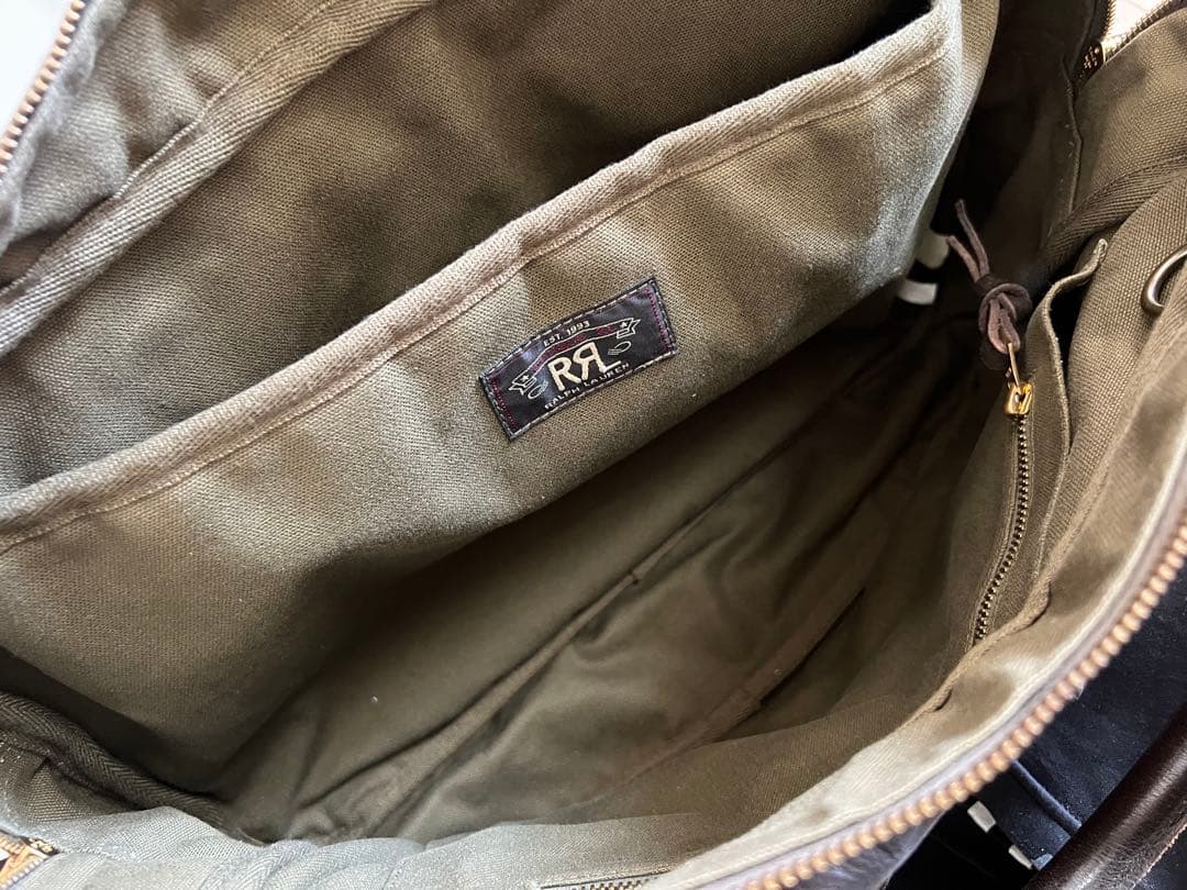 RRLレザーブリーフケース　革鞄　ビジネスバッグ