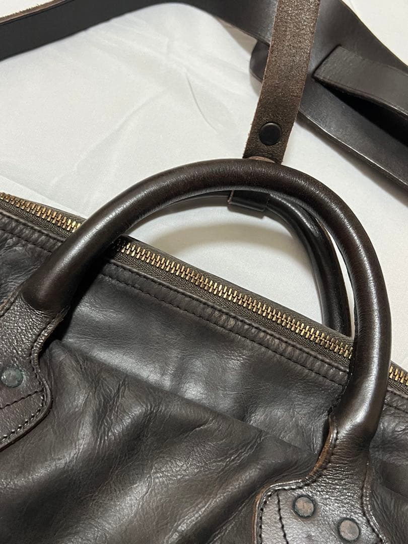 RRLレザーブリーフケース　革鞄　ビジネスバッグ