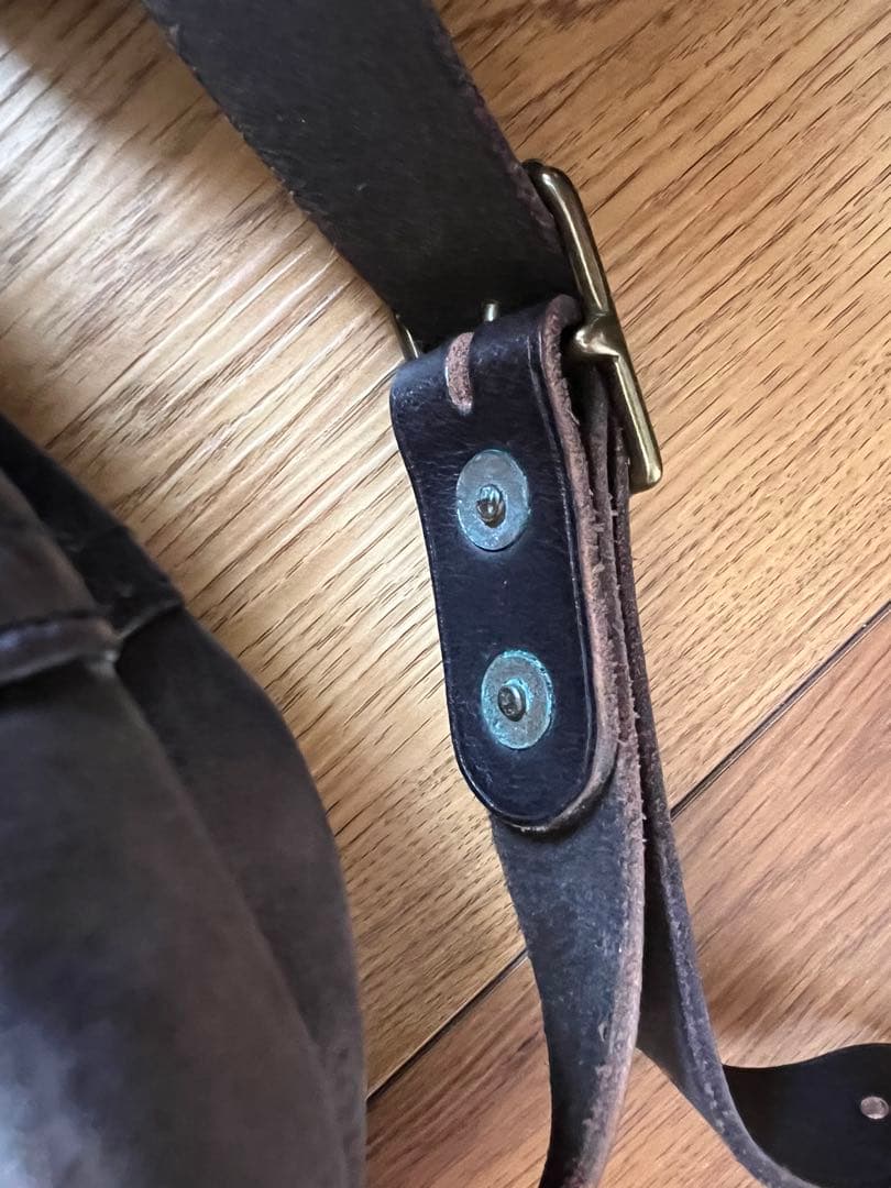 RRLレザーブリーフケース　革鞄　ビジネスバッグ