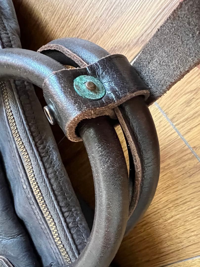 RRLレザーブリーフケース　革鞄　ビジネスバッグ