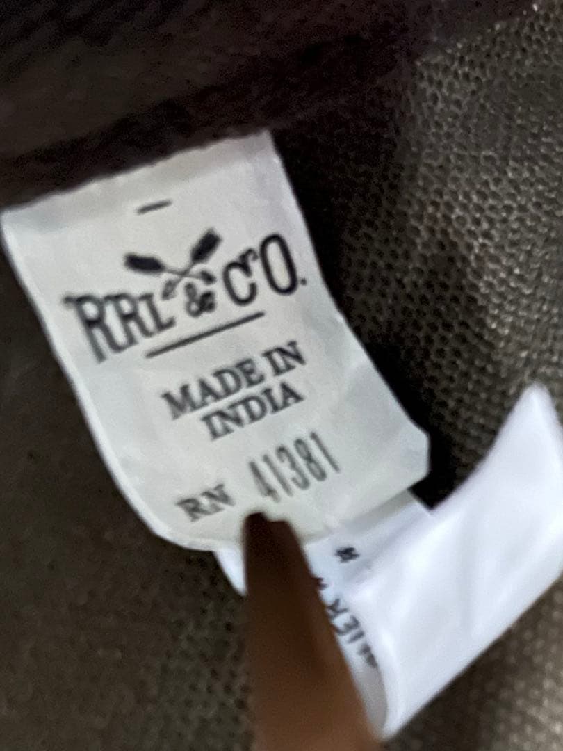 RRLレザーブリーフケース　革鞄　ビジネスバッグ