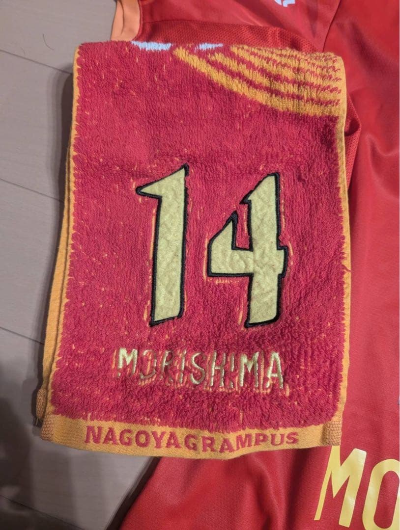 YYY　グランパス ユニフォーム＋マフラータオル　森島司 Mサイズ