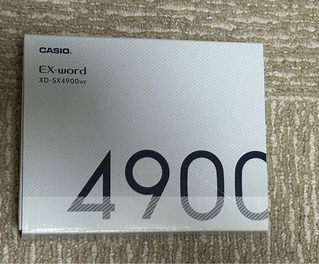 CASIO EX-word XD-SX4900WE ホワイト