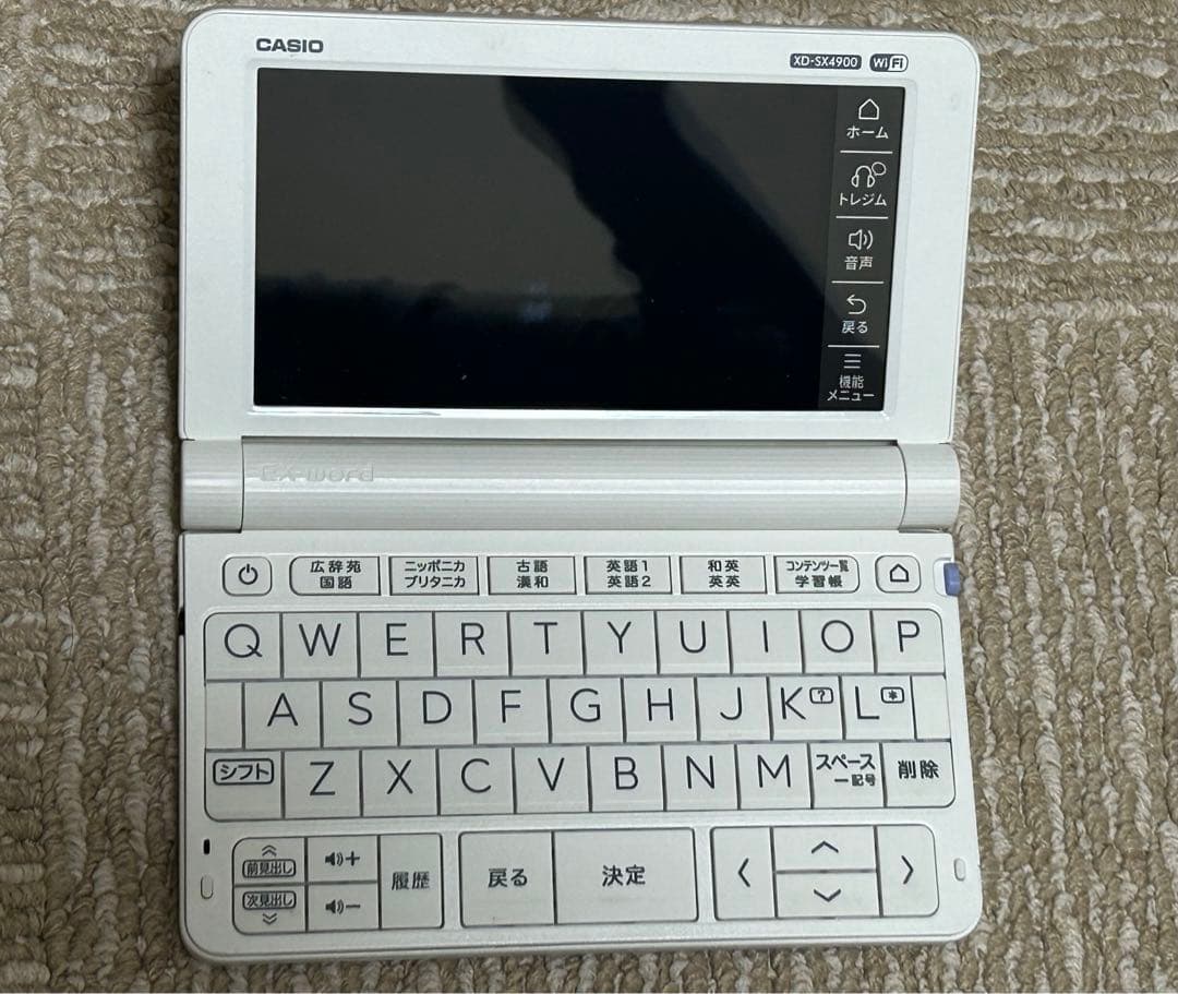 CASIO EX-word XD-SX4900WE ホワイト