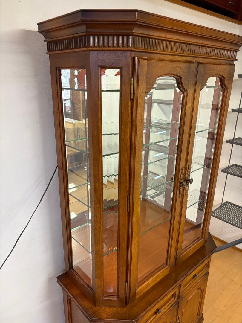 キュリオケース　コスガ　リージェントハウスシリーズ　カップボード　アンティーク