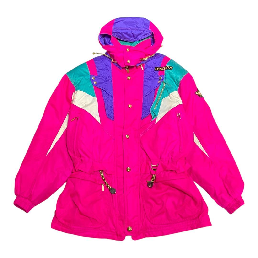 DESCENTE 90s スキーウェアセット レトロ ジャケット＆パンツセット