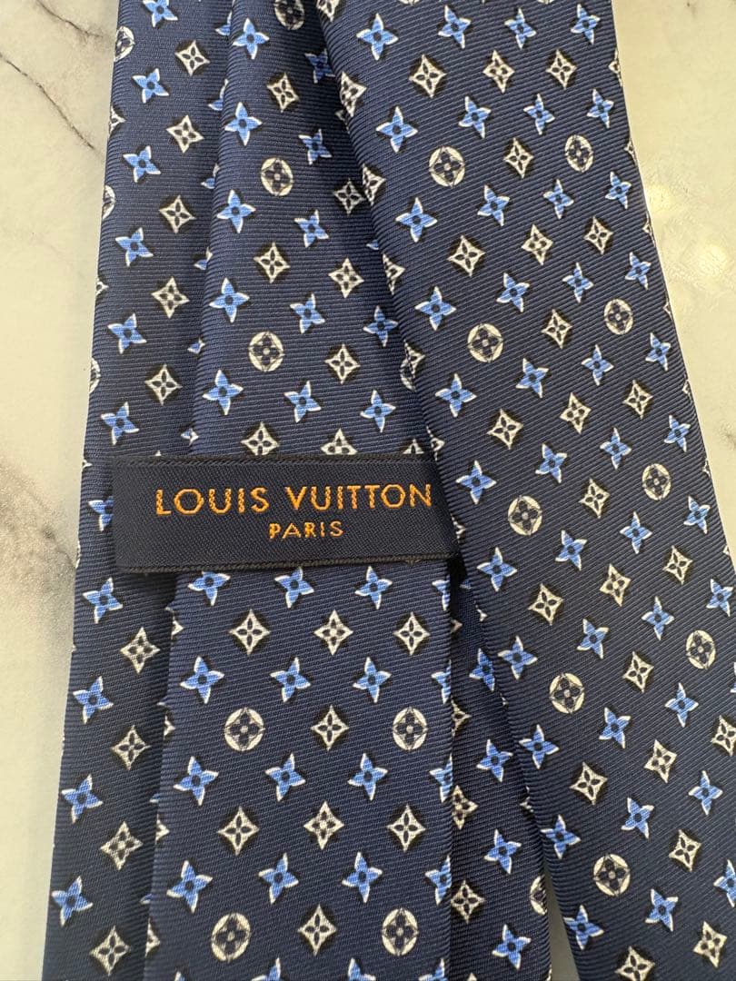 Louis Vuitton ネクタイ ネイビー/ブルー