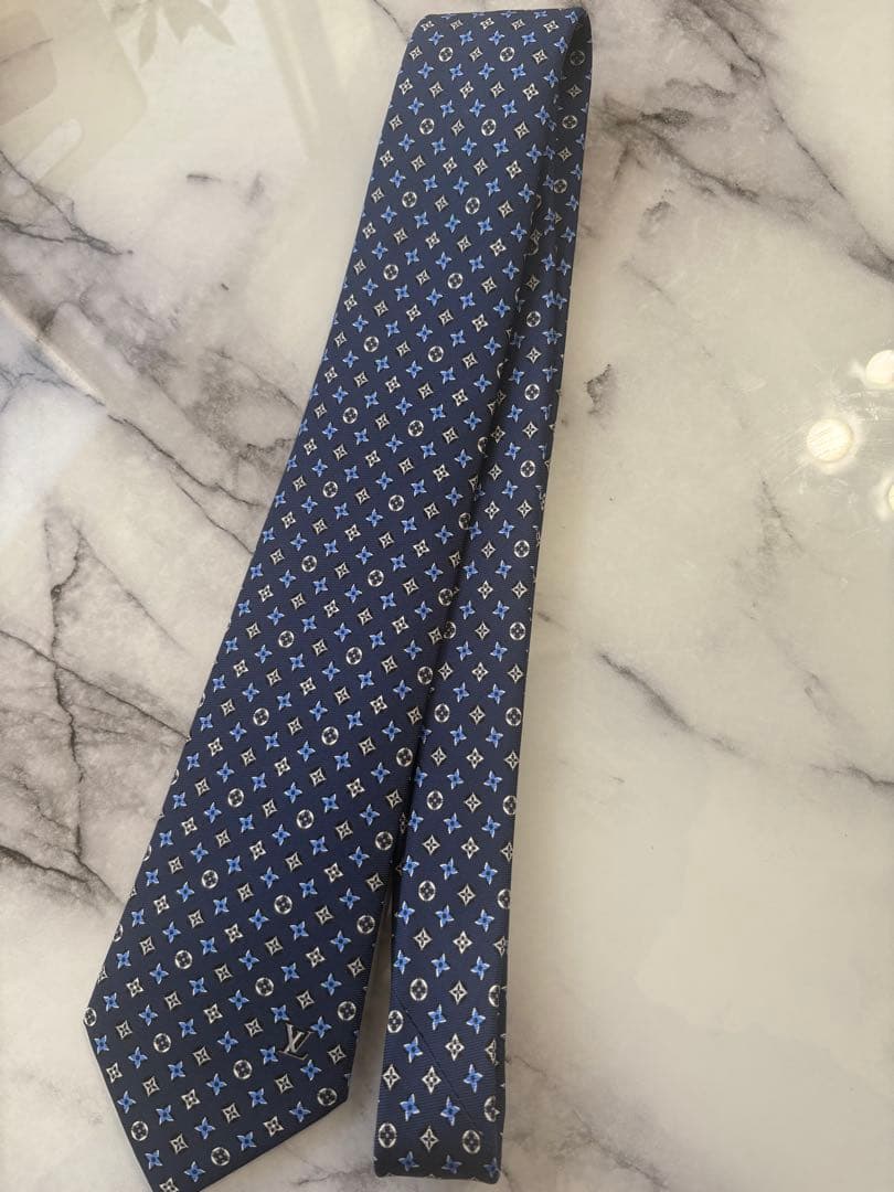 Louis Vuitton ネクタイ ネイビー/ブルー