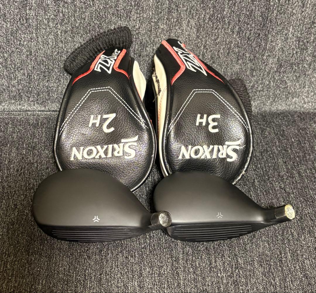 【美品】スリクソンZX mkⅡ ハイブリッド ２番 3番 ヘッド