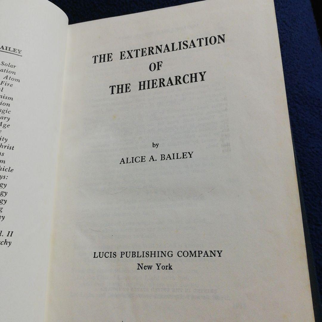 洋書 EXTERNALISATION OF THE HIERARCHY/Bailey