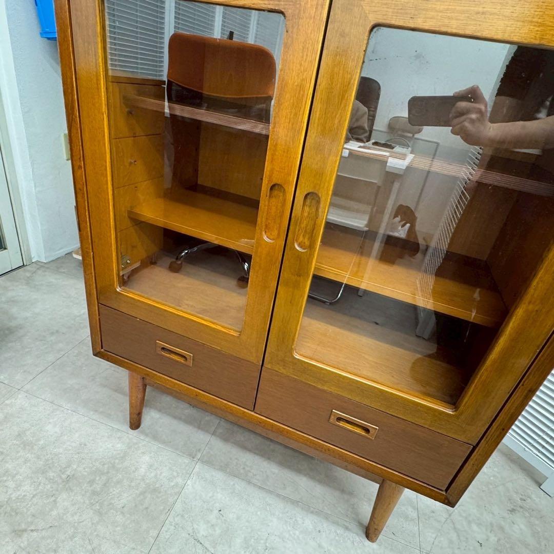 カリモク60 カップボード オーク 美品