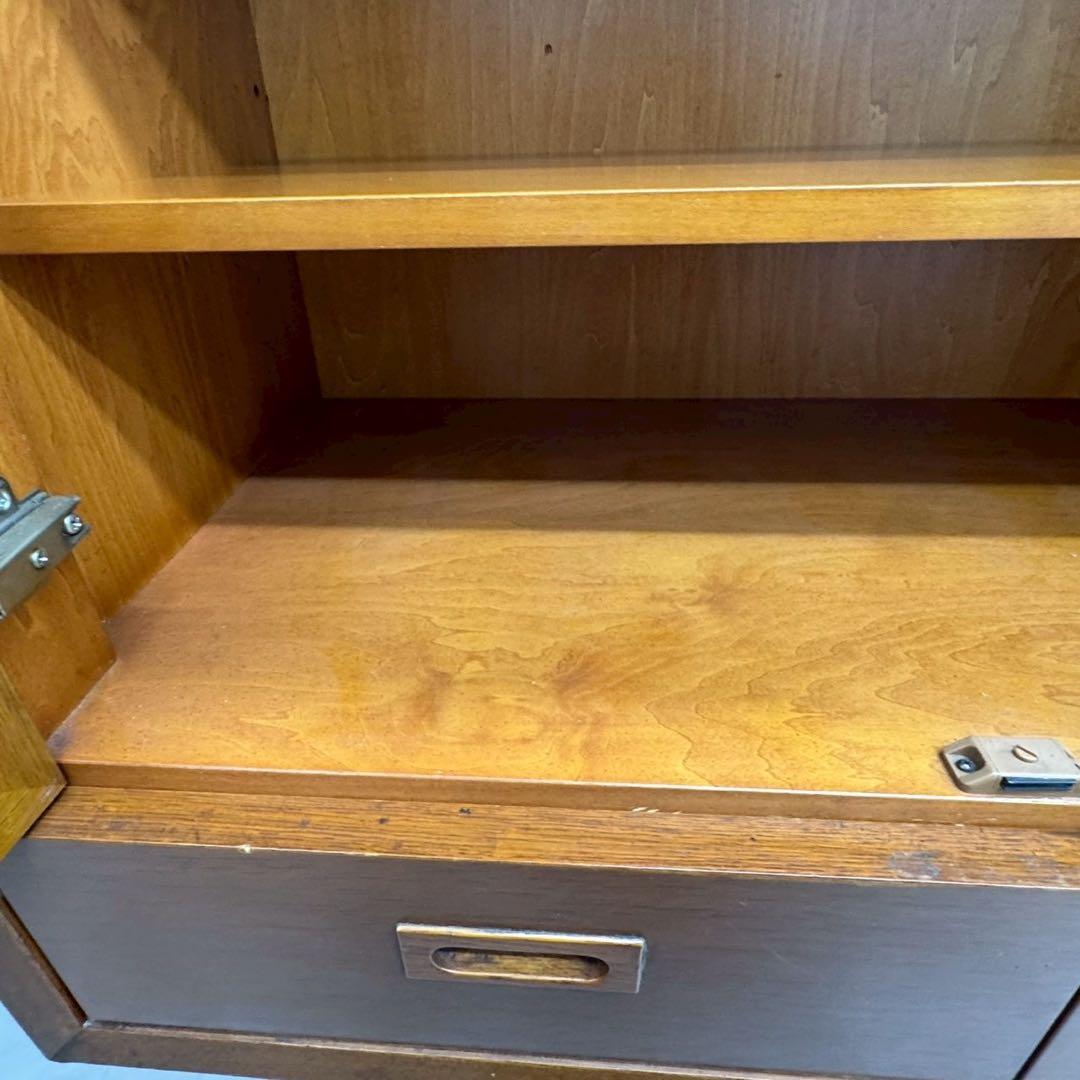 カリモク60 カップボード オーク 美品