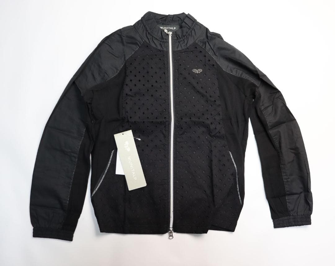 定価約4.6万円 新品 MUNITALP アイレット刺繍 ブルゾン ゴルフウェア