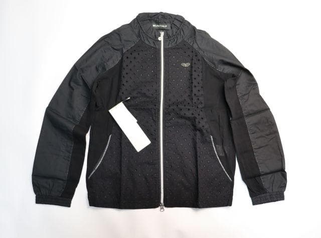 定価約4.6万円 新品 MUNITALP アイレット刺繍 ブルゾン ゴルフウェア