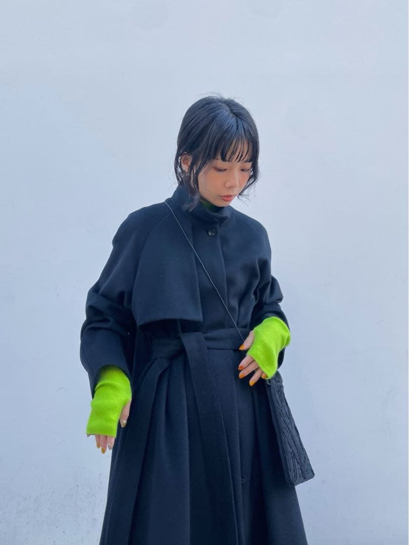 【デッサンデモード】《STUDIOUS別注》スタンドカラーコクーンコート