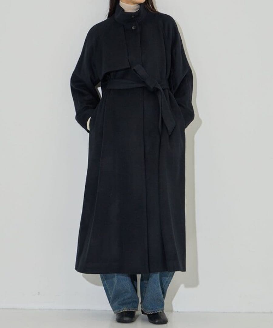 【デッサンデモード】《STUDIOUS別注》スタンドカラーコクーンコート