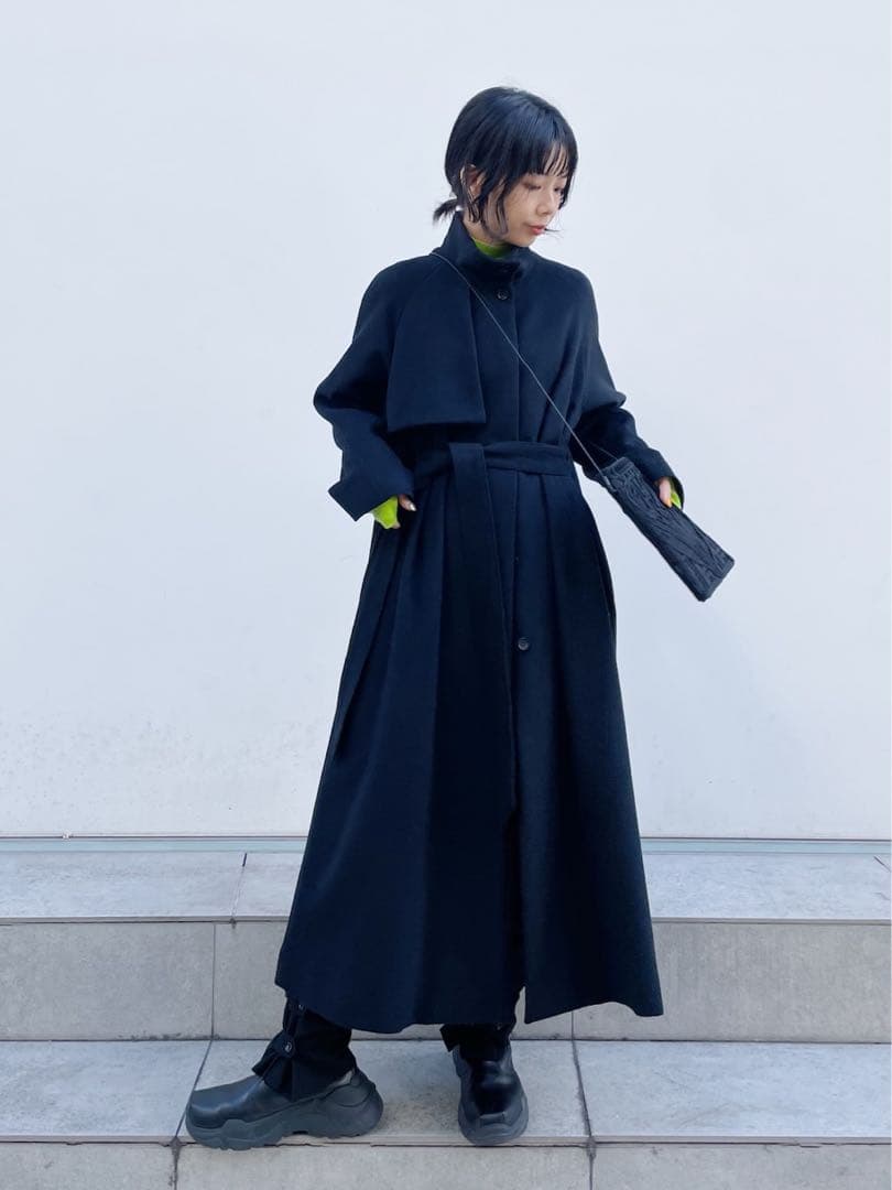 【デッサンデモード】《STUDIOUS別注》スタンドカラーコクーンコート