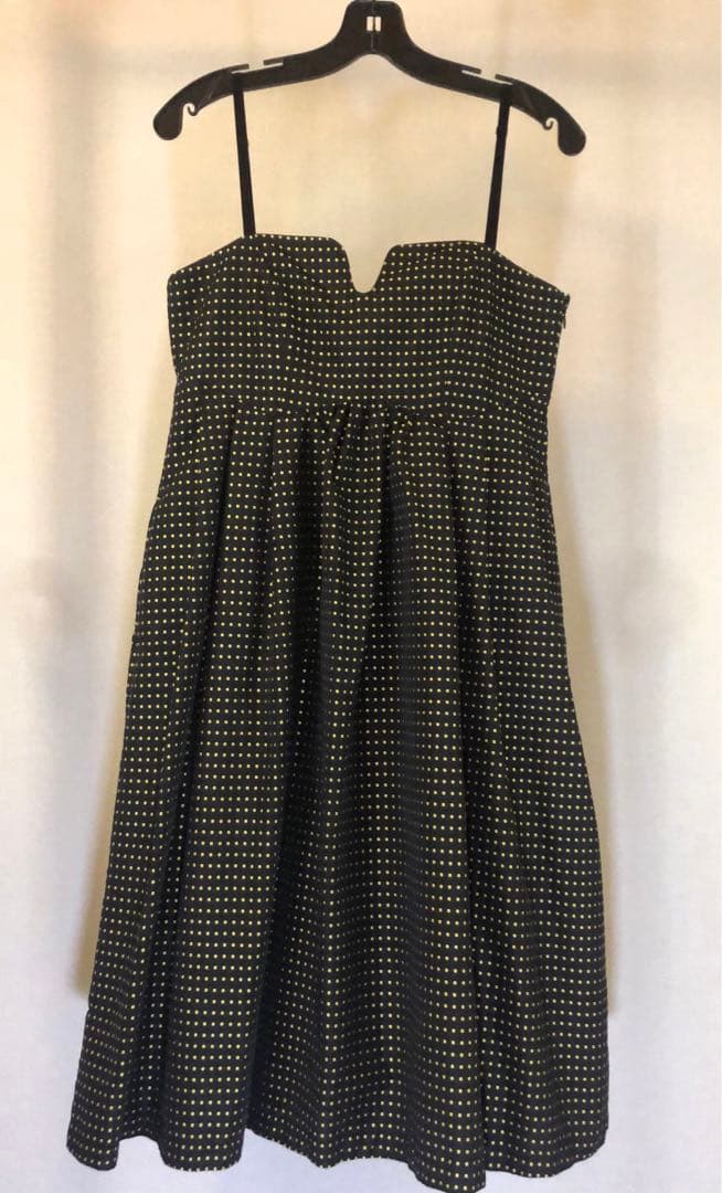 SALE✨【美品】obliM 米沢別注イエロードットキャミワンピース／サイズ1