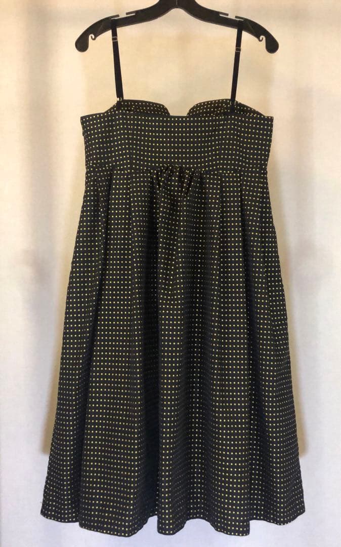 SALE✨【美品】obliM 米沢別注イエロードットキャミワンピース／サイズ1