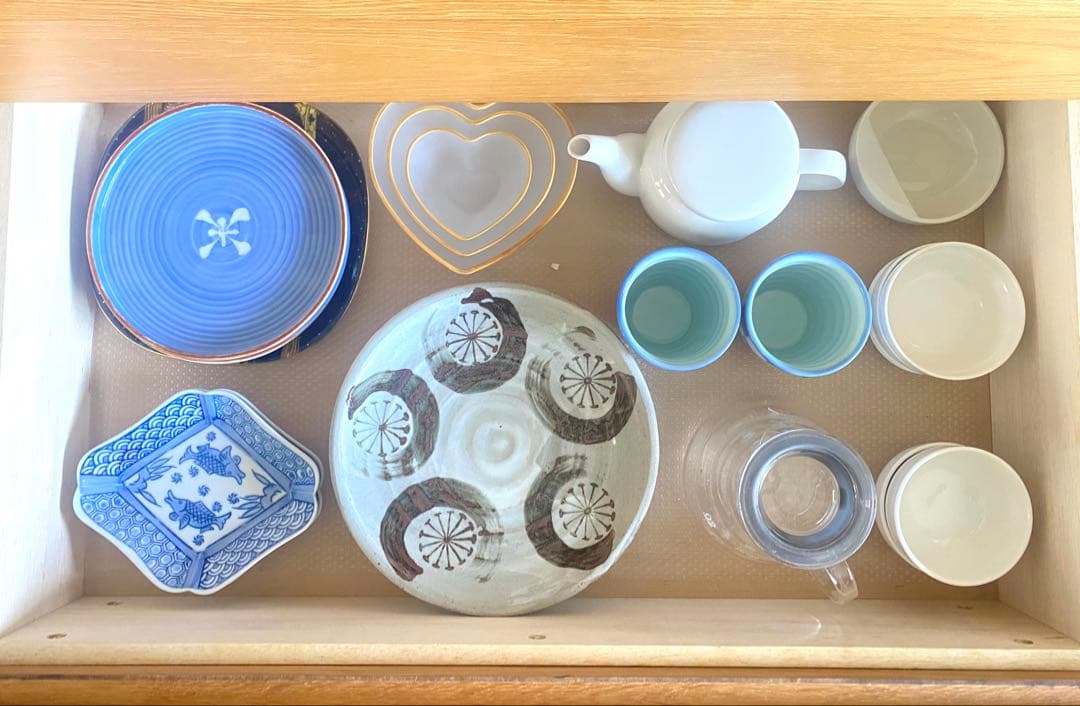 無印良品　食器棚　木製カップボード　オーク材　幅120cm