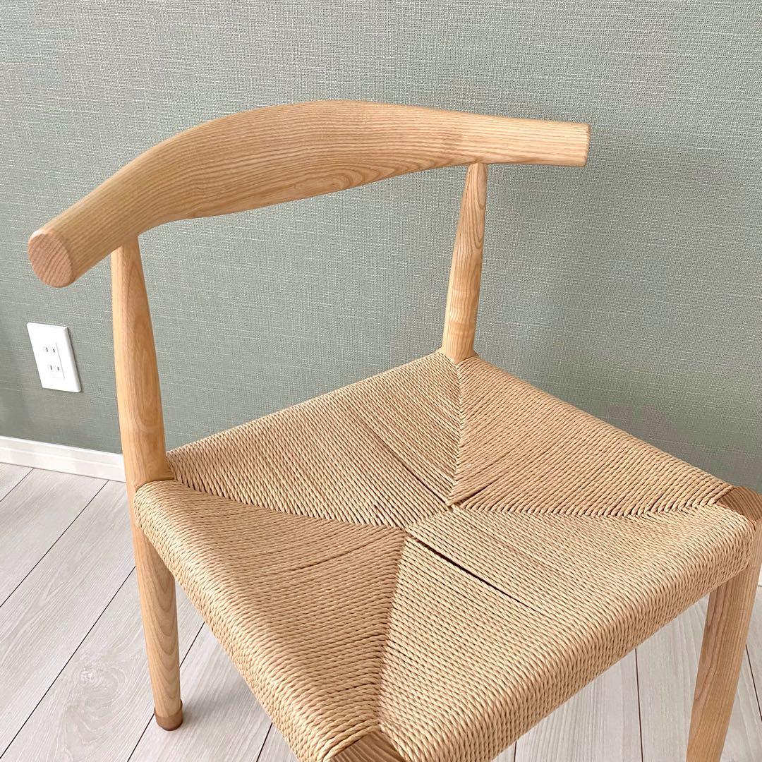 天然木 ウッド 木製 ダイニングチェア ペーパーコード 北欧 リプロダクト