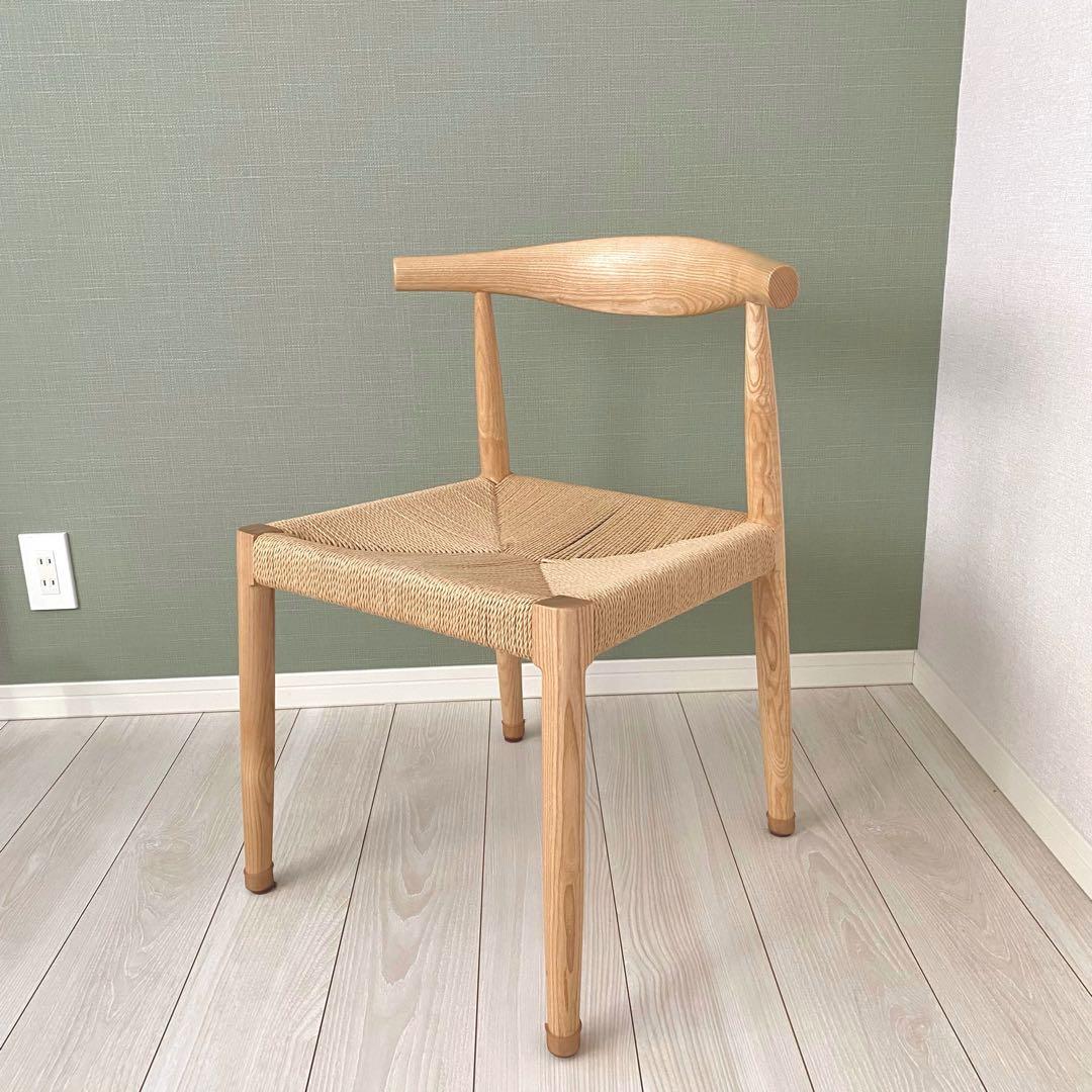 天然木 ウッド 木製 ダイニングチェア ペーパーコード 北欧 リプロダクト