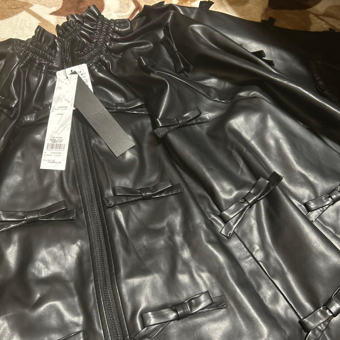 PAMEO POSE 2Way エコレザー ポンチョコート