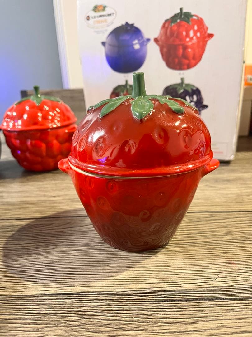 【廃盤】Le Creuset フルーツココットセット　4点セット