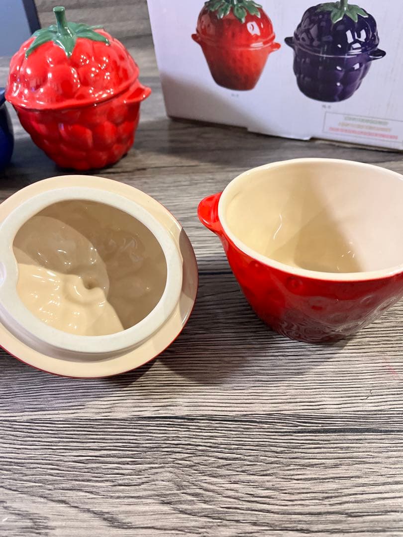 【廃盤】Le Creuset フルーツココットセット　4点セット