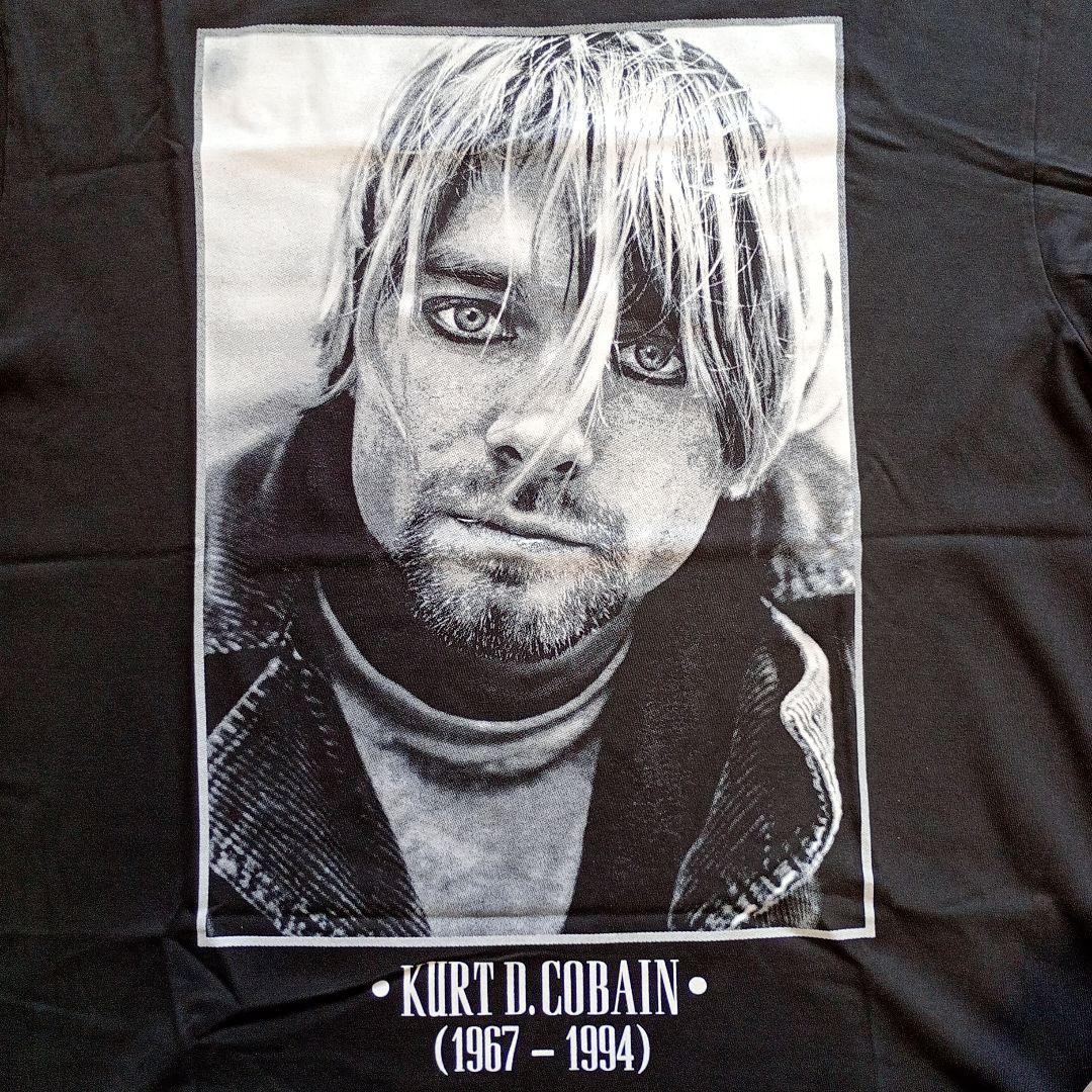 カートコバーン  Cobain 追悼 黒 3603