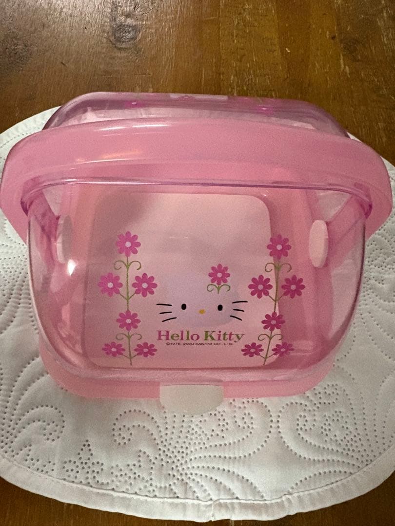 ハローキティ フードカスター　調味料収納ラック　サンリオ　レア　希少　花柄