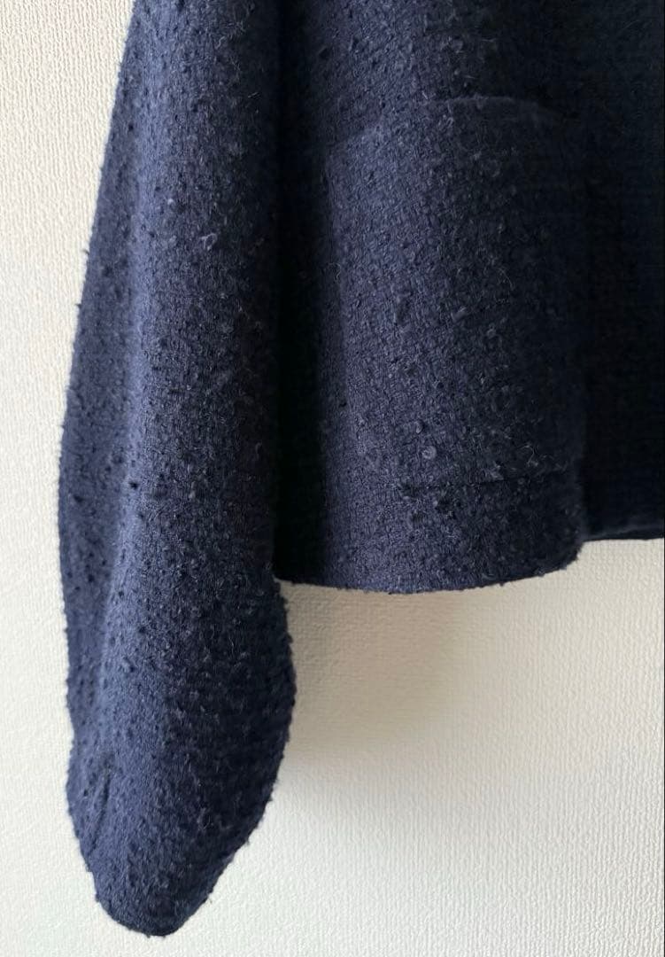 最終SALE★ドレステリア サスティナブルツイード】コクーンスリーブジャケッ ト