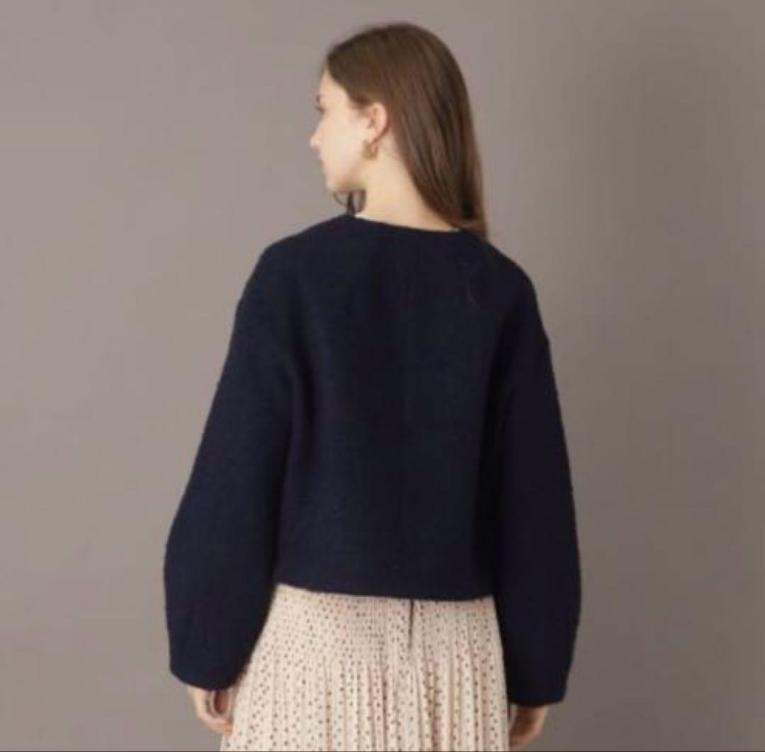 最終SALE★ドレステリア サスティナブルツイード】コクーンスリーブジャケッ ト