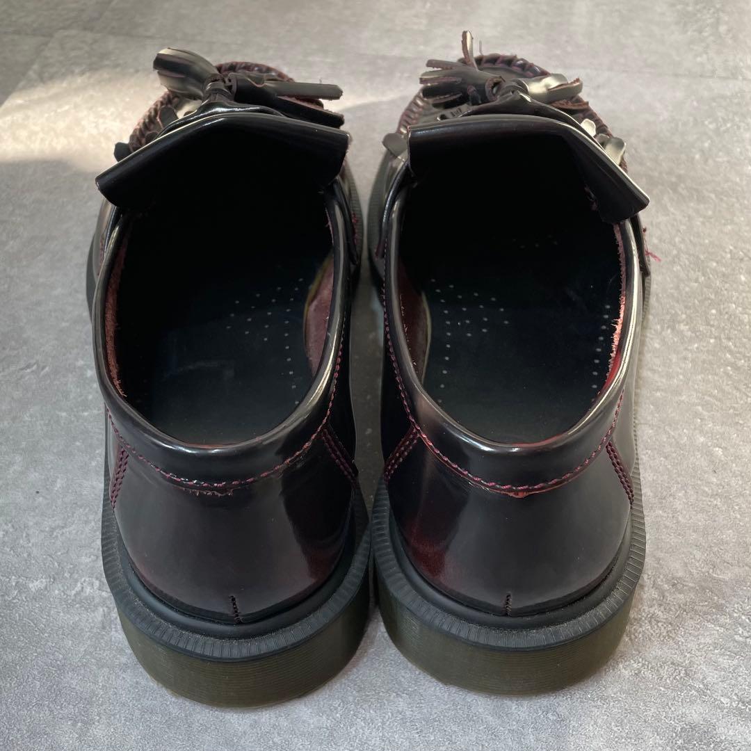 ドクターマーチン　ADRIAN　キルトタッセルローファー　バーガンディ　EU41