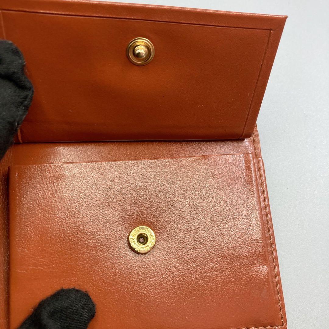 MCM エムシーエム 二つ折り財布 ヴィセトス柄　コンパクトウォレット レザー
