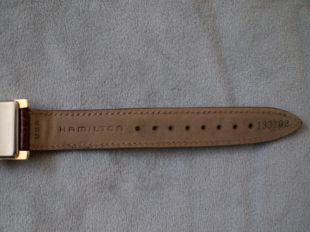 HAMILTON ダブルフェイス腕時計 ゴールド#6274