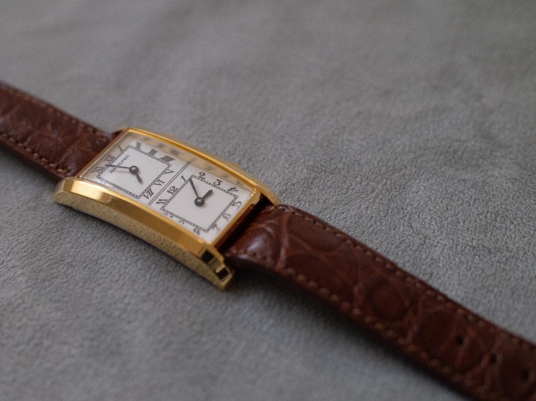 HAMILTON ダブルフェイス腕時計 ゴールド#6274