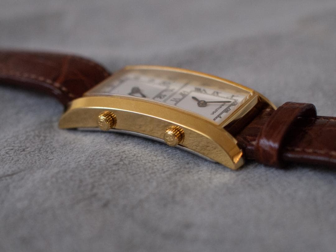 HAMILTON ダブルフェイス腕時計 ゴールド#6274