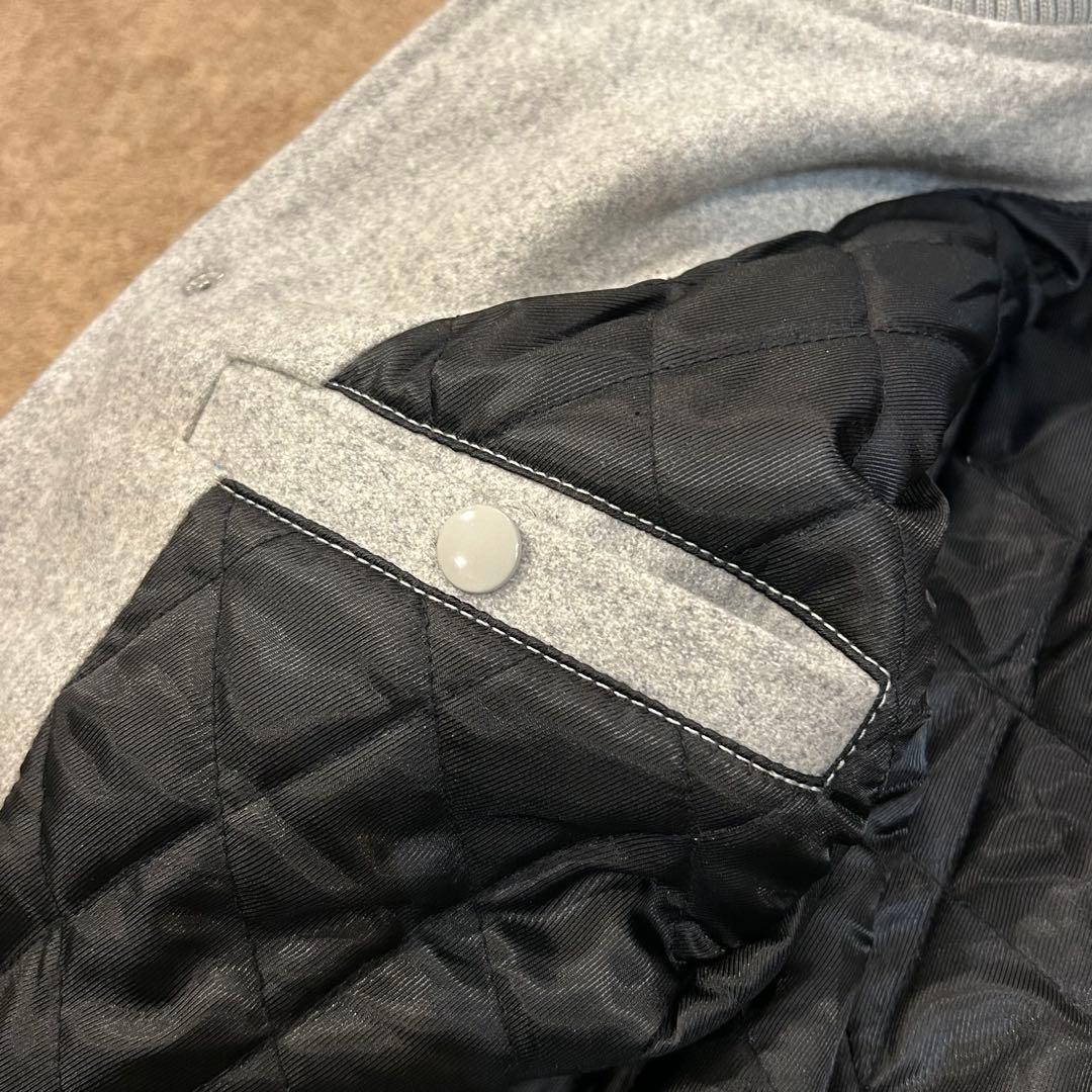 最終価格　ニューエラ スタジャン　Lサイズ　グレー/ブラック　山羊革　ゴート