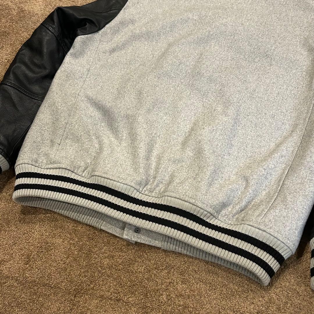 最終価格　ニューエラ スタジャン　Lサイズ　グレー/ブラック　山羊革　ゴート