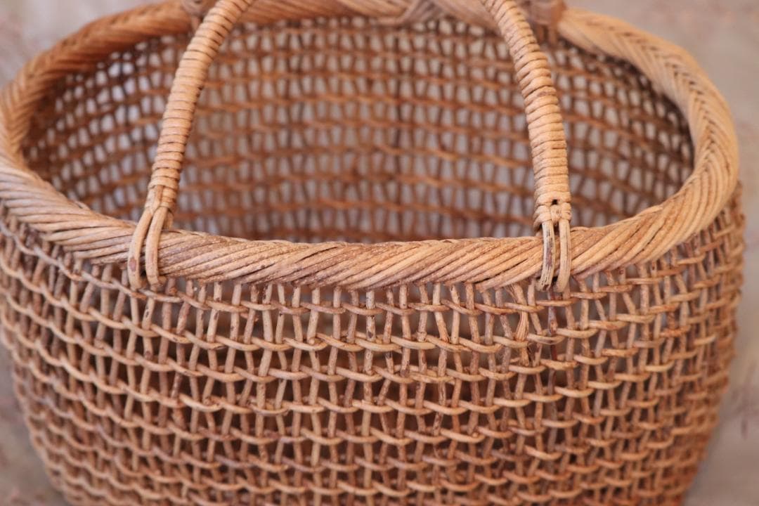 あけびかご　あけび籠バック　こだし編み