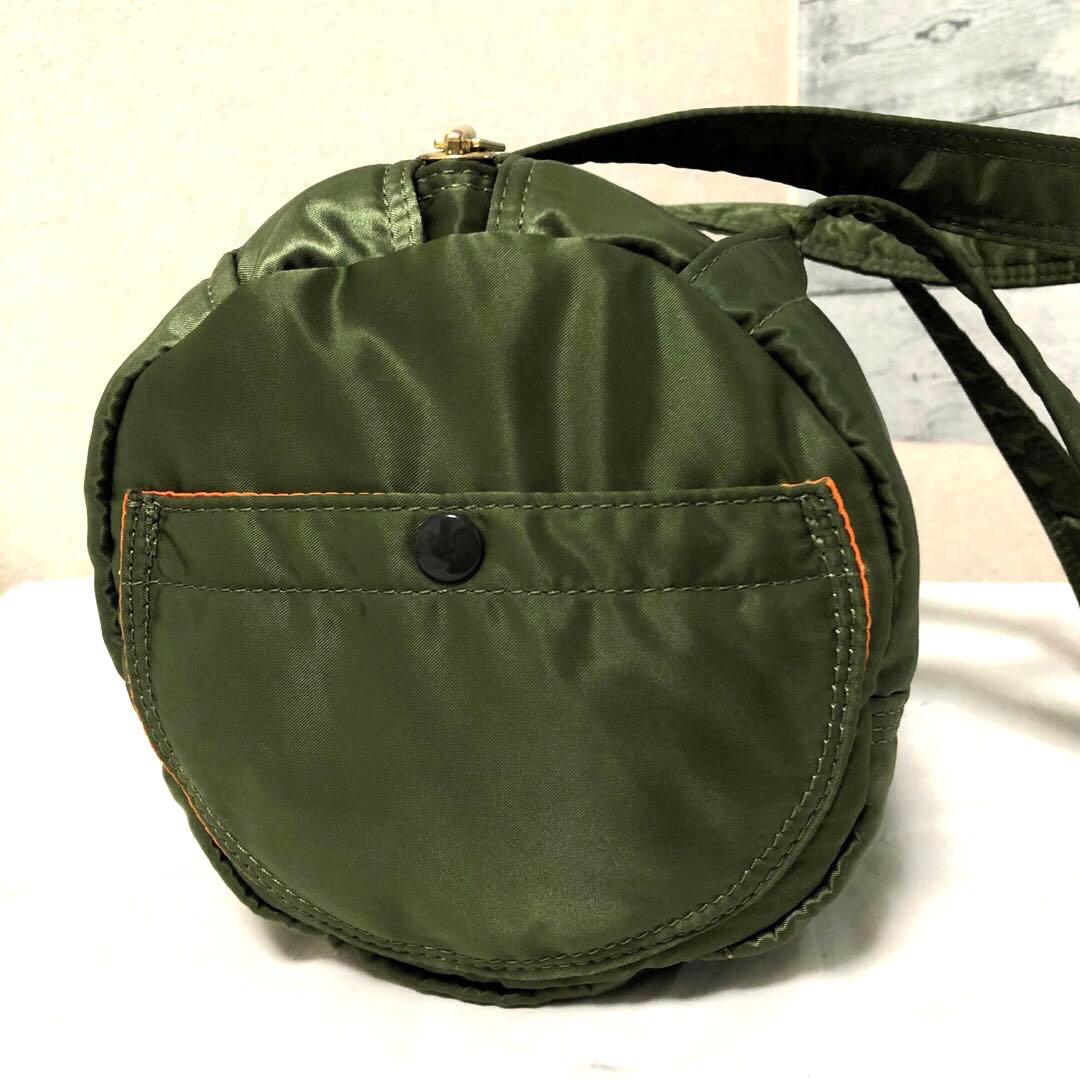超美品✨希少 ポーター タンカー ダッフル ミニボストンバッグLサイズ セージ