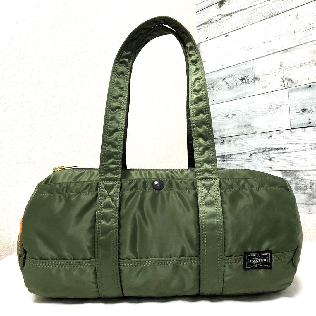 超美品✨希少 ポーター タンカー ダッフル ミニボストンバッグLサイズ セージ