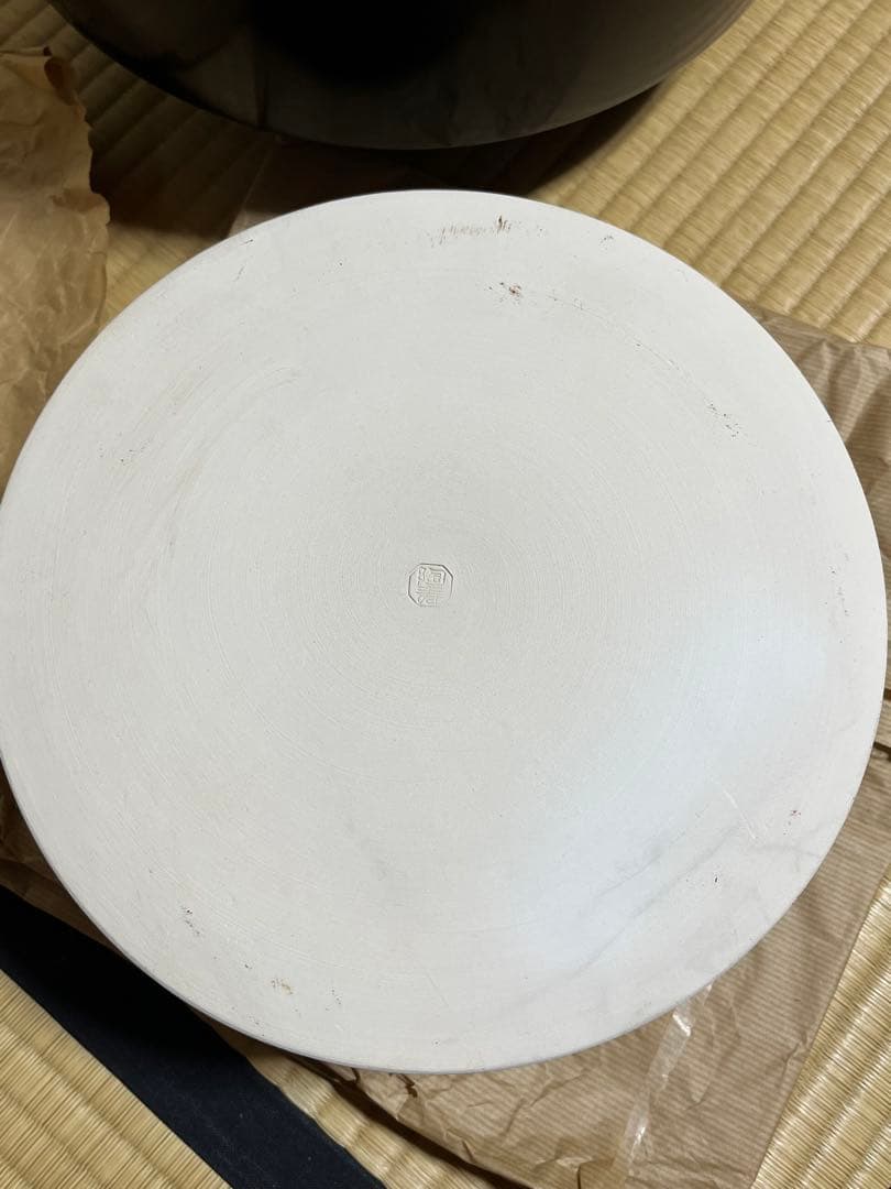 茶道　風炉　唐銅　面取風炉　五徳　敷瓦　セット販売